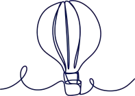 balão azul